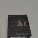 Aulumu A39 Geometric AirPods Pro 3 Case with Lock | Protective Cover with Nylon Buckle | Alloy Armour | Compatible with Apple AirPods Pro 3rd Generation Case (2025) - Black