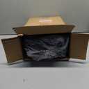 Litanika Oversized Alaskan King Comforter Set Black White Grey 128x120-3 Pieces Lightweight Colorblock Stripe Fluffy Bedding Comforter Sets, All Season Bed Set