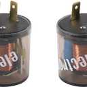 Universal 2PCS 12V 2 Pin Electronic LED Flasher Relay Turn Signal Light Blinker