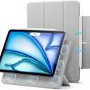 ESR for iPad Air 11 Inch Case M3/M2 (2025/2024), iPad Air 5th/4th Gen (2022/2020), Powerful Magnetic Attachment, Slim Trifold Stand Case, Auto Wake/Sleep, Durable Protection, Grey