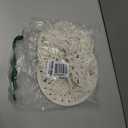 Boao Boho Hanging Lamp Shade Macrame Lamp Shade Light Cover Pendant Ceiling Decor for Living Room, Bedroom and Bathroom, Warm White, Bulb Not Included