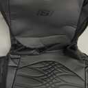 Skechers Memory Foam Car Seat Covers, Leather High Back Seat Covers Quilting Design, Waterproof Sports Car Seat Covers Front Seats, Airbag Compatible, Universal Fit for Most Cars, SUVs, Trucks, Black
