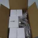 Unicozin 3 Light Vanity Lights, Brushed Nickel Wall Sconce Light with Clear Glass, Bathroom Light Fixtures, Wall Lights for Mirror, Living Room, Bedroom, Hallway, E26 Base (Bulbs Not Included) (Matt Nickel)
