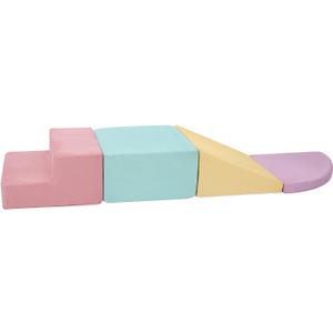 Soft Climbing Indoor Set for Toddlers - 4PCS Foam Climbing Blocks for Crawling, Sliding, and Active Play - Safe Toddler Climbing Toys for Ages 1-3