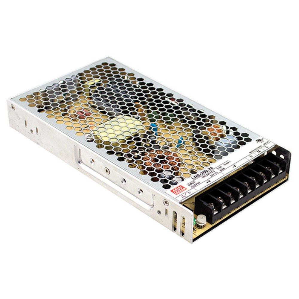 Mean Well LRS-200-12 Switching Power Supply, Single Output, 12V, 17A, 200W, 8.5" L x 4.5" W x 1.2" H