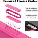 Case for iPhone 17 Pro 6.3'' Compatible with Mag-Safe [Camera Control Button] [Camera Protection] Matte Translucent Military Grade Shockproof Phone Case, Hot Pink
