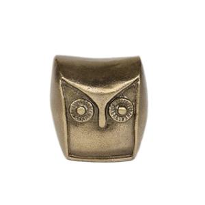 HD Designs Aluminum Owl - Antique Gold