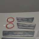 ZZEQYG 4 Pcs Stainless Steel Door Sill Protector Compatible with Jeep Grand Cherokee 2021-2025 Accessories Door Sill Guards Trim (Not for L Model)