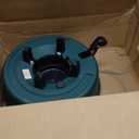 Christmas Tree Stand With Water Reservoir and Fast Clamp - Fits 6ft Tree with 5" Diameter - Equipped with a Water Level Indicator - No Assembly Required - Suitable for Indoor or Outdoor and can Accommodate both Real and Artificial Trees (Green)