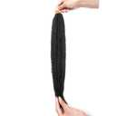 Marley Twist Braiding Hair 18 Inch Marley Twist Hair 8 Packs Cuban Twist Hair Afro Kinky Crochet Hair Synthetic Marley Hair Extensions (18 Inch(Pack of 8),1B)