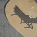 Ciokea Aluminum Chaise Lounge Chair Outdoor with Wheels, Patio Lounge Chair with Adjustable 5-Position Recliner and Full Flat Tanning Chair for Patio, Beach, Pool, Khaki