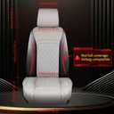 Front Car Seat Covers for Infiniti,Leather Waterproof Seat Protector Custom Fit Infiniti G35 G37 Q50 QX60 QX50 QX80 FX EX,2 Pack,Gray
