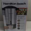 Hamilton Beach 45 Cup Coffee Urn and Hot Beverage Dispenser, Silver