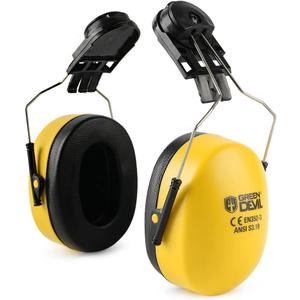 GREEN DEVIL Hearing Protection Noise Cancelling Ear Muffs NRR 28dB Ear Protection For Shooting Gun Range Construction Adult (3022hm Safety-yellow)