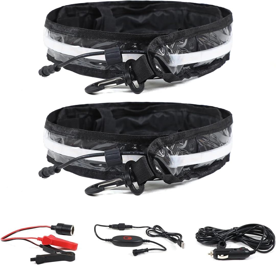 12V Led Light Strip,4ft RV Awning Lights with 140 SMD 2835 LED Chips,IP68 Waterproof Led Light Bar for Outdoor Camping and Overland,2PC