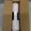 4x6 Picture Frame with Mat for 3.5x5, Wavy Edge Wooden Real Glass Photo Frame for Tabletop and Wall Hanging, White, 1 Pack