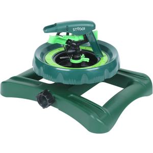STYDDI Pattern Impulse Sprinkler for Medium to Large Yards, Customizable Watering Pulsating Sprinklers for Yard, Lawn Impulse Sprinkler for Irregular Shapes, Covers up to 5,800 Sq. Ft
