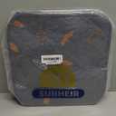 Sunheir Washable Pee Pads for Small Pet 5-Pack, Reusable Pet Training Pads Absorbent & Leak-Free, Waterproof Pee Pads for Dog Cat Rabbit Guinea Pig Hamster, Whelping Pad (Leaves - Deep Grey, 12x12)