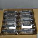 M MCIRCO 10-Pack,30 Oz Glass Meal Prep Containers 2 Compartments Airtight Lunch Bento Boxes with Lids, Glass Food Storage Containers, Microwave, Oven, Freezer and Dishwasher