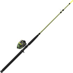 Zebco Big Cat Spincast Reel and Fishing Rod Combo, All-Metal Gears, Changeable Right- or Left-Hand Retrieve