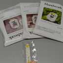 Maydear 3 Sets Embroidery kit for Beginners Adults,Embroidery Kit Punch Needle Kit Cross Stitch Kits with Embroidery Hoop and Instructions,Hand Embroidery Starter Kit