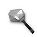 Aulumu A09 Geometric AirPods Pro 2 Case [2nd/1st Generation] with Lock | Protective Cover with Nylon Buckle | Alloy Armour | Compatible with Apple AirPods Pro(2023/2022/2019) - Gray