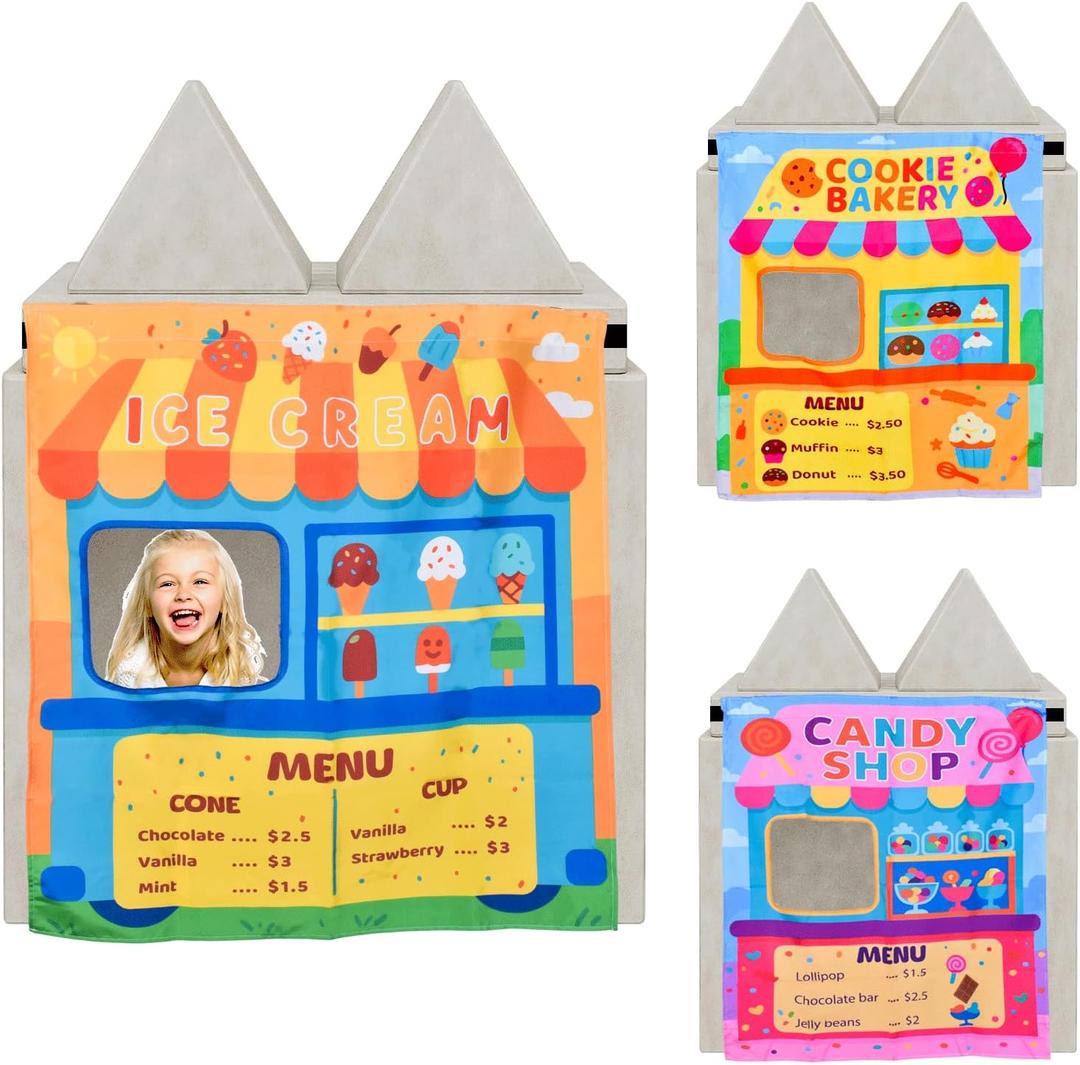 Play Panels for Kids Nugget Couch 3pc Modular Foam Sofa Panels(Play Couch not Included)