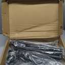 Projector Stand, 33LB Load Bearing & 22-55" Height Adjustable, for Projector/Laptop/DJ Gear, Outdoor/Office/Studio - Stable Base (Black)