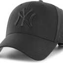 47 MLB Unisex-Adult '47 MVP Adjustable Hat (One Size, Black)