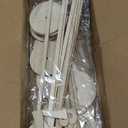 20pcs 1-20 Wooden Table Numbers with Holder Base for Wedding or Home Decoration (Wood Color)