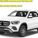 Wind Deflectors Rain Guards Compatible with 2020-2025 Mercedes-Benz GLE-Class GLE350 GLE450 GLE580 GLE53 GLE63, Sun Shield Window Visors, Tape-On Black