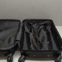 DUKAP DISCOVERY 20-Inch Carry-On Hardside Spinner Luggage Lightweight Black