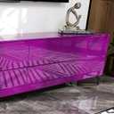 Purple Contact Paper 15.7"x196" Glossy Purple Peel and Stick Wallpaper for Kitchen Countertop/Cabinet Self Adhesive Waterproof Wall Paper Removable Decorative Vinyl