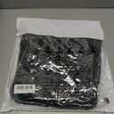 ASPO Men's Windproof Warm Golf Vest Outerwear with 6 Pockets Waterproof Winter Softshell Sleeveless Puffer Jacket for Hiking (Large, Black)