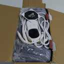 Homemate Heated Blanket Electric Throw - 50"x60" Heating Blanket Throw 1/2/4/6/8 Hours Auto-Off 10 Heat Level Over-Heat Protection Flannel Sherpa ETL Certification (01 - Light Grey)