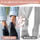 6 Pairs Heel Grippers for Loose Shoe Heels Cushion Pad Heel Pads for Shoes Men Soft Boot Shoe Too Big Men Women Heels Slipping Beige