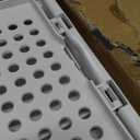 SNSLXH 5 Pack Stackable Closet Storage Basket, Multifunctional & Foldable Closet Organizer for Bathroom Kitchen Laundry Room Wardrobe Storage, Space-Saving Clothes Storage Drawer Organizer, White