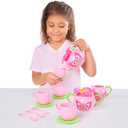Melissa & Doug Butterfly Tea Set (15 pcs) - Play Food Accessories