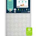 Serta Tranquility Eco Firm 2-Stage Baby Crib and Toddler Mattress - Waterproof Standard Baby Crib & Toddler Mattress - GREENGUARD Gold Certified- 52" L X 27.5" W 