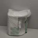 GLEAVI Farmhouse Bread Box Cover Vintage Metal Storage Container for Kitchen Counter for Loaves Snacks and Fruits Elegant Corner Design Milk White