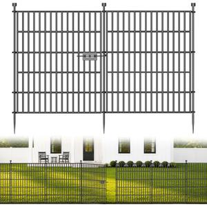 No Dig Garden Fence Outdoor for Yard, 32in (H) x 23.6ft(L)
