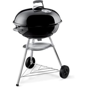 Weber Jumbo Joe Premium Charcoal Grill, 22Inch, Black Portable Outdoor BBQ Grill with Durable Plated Steel Grates, PorcelainEnameled Bowl & Precision Airflow Control
