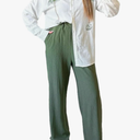 Women's Sexy 2 PCS Printed T-shirts Tops Bodycon Ribbed Pants Cocktail Party Outfits Tracksuit Set L