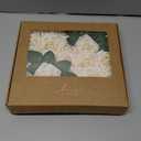 Lings Moment Artificial Flowers 25Pcs Glowing Cream Roses Decor w/Stems,3" Real Touch DIY Foam Floral for Wedding Bouquet/Centerpieces, Outdoors Party Backdrop, Room/Table, and Garden/Pot Decorations