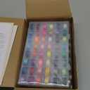 96Pcs Professional Sewing Thread Kit, 48 Colors 400 Yards/Spool, [Top Durability with 4-Ply Tight-Twist] AAA-Grade Polyester Thread with Prewound Bobbins, Sewing Thread for Hand & Machine Sewing