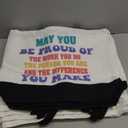 Silkfly 10 Pcs Employee Appreciation Gift Inspirational Canvas Tote Bags Grocery Bags for Women Teacher Coworker