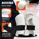 Martial Arts Karate Protective Sparring Gear Package Deal/Gift Adjustable Adult & Youth Headgear, Gloves & Kicks for MMA, Taekwondo, Boxing Training L