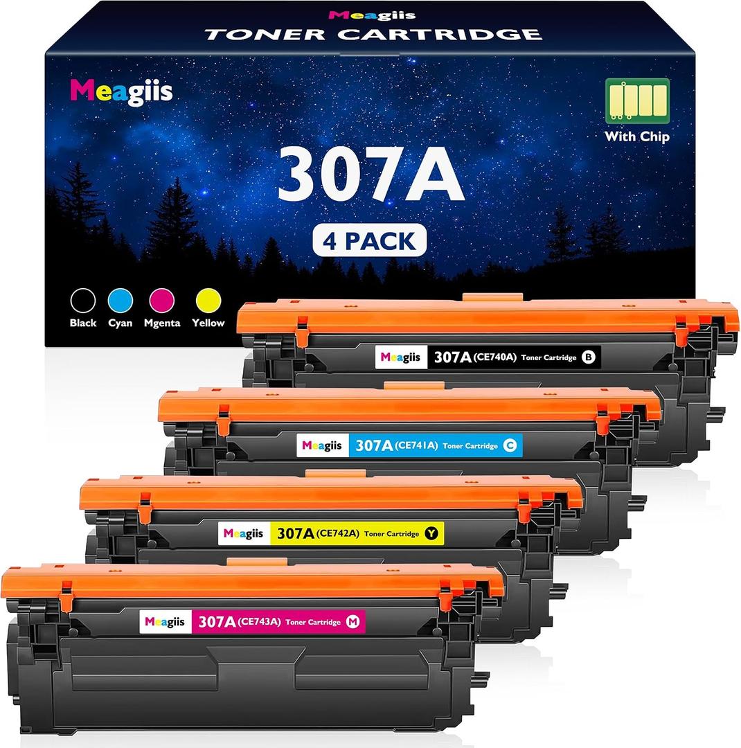 307A Toner Cartridge (4-Color, Black, Cyan, Magenta, Yellow)