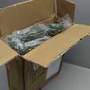 Christmas Cedar Garland Realistic - Cypress Decorations with Lights 6ft for Mantle Lighted Faux Pine Garlands for Xmas Home Decoration Indoor Stairs Railing 6 ft Fireplace Outdoor Prelit Door Decor (5.8 Ft)