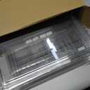 Clear Acrylic Display Case Upgrade 4 Tier Figure Display Case with 3 Movable Dividers, Stackable Display Box Showcase with Magnetic Door for Collectibles (Large-2Pack)